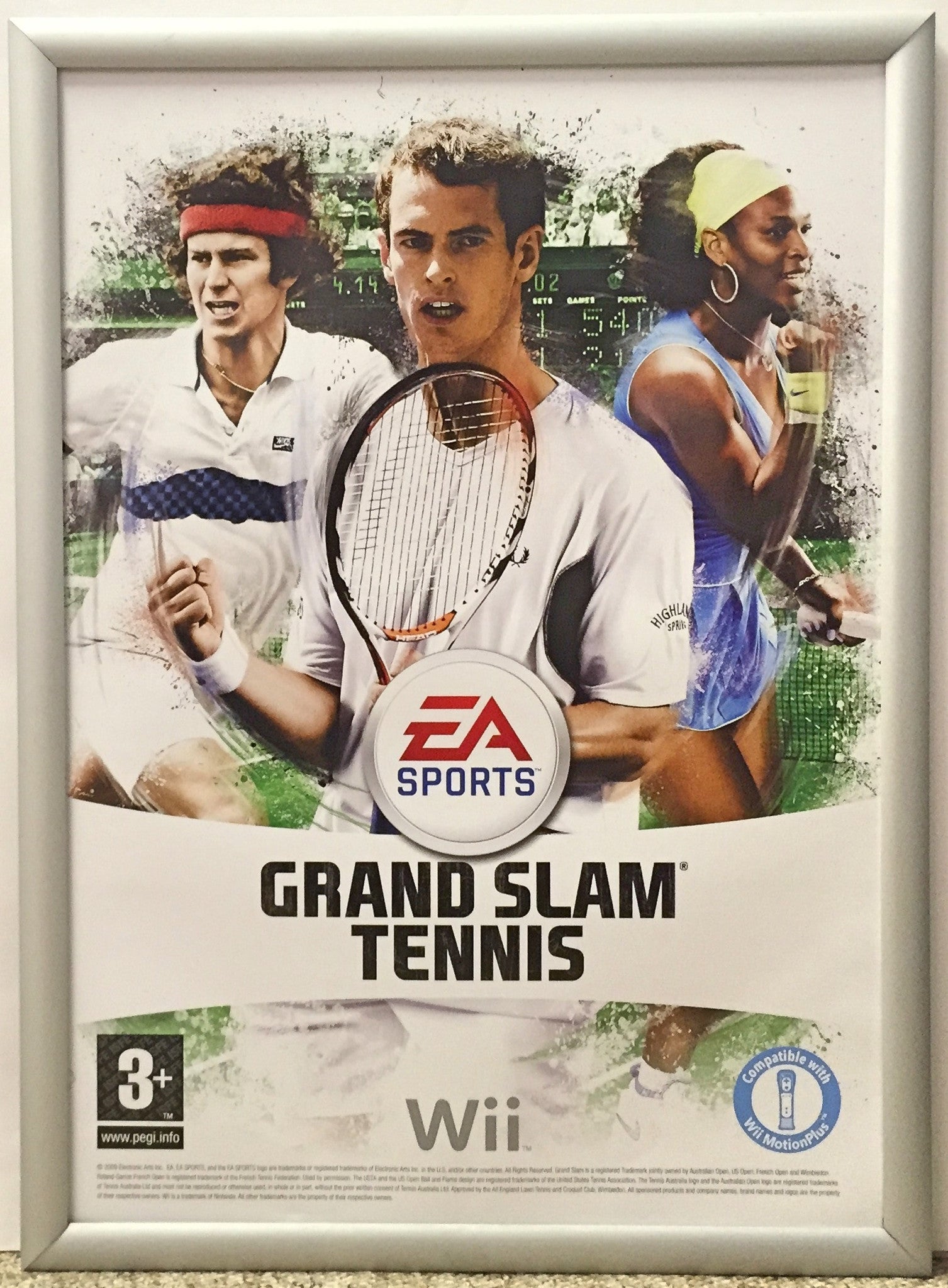 Grand Slam Tennis A2 Promotional Poster