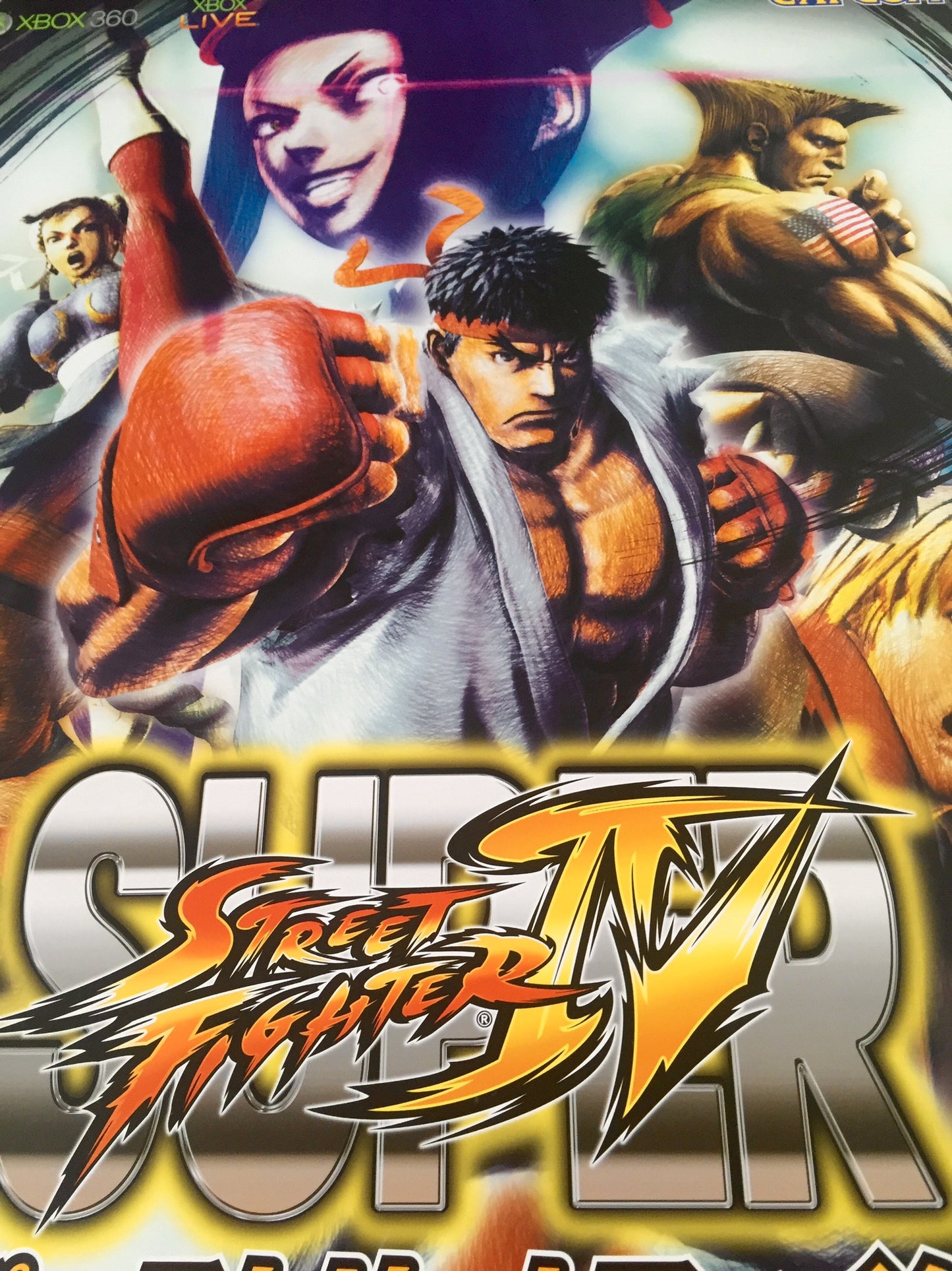 Super Street Fighter IV (B2) Japanese Promotional Poster